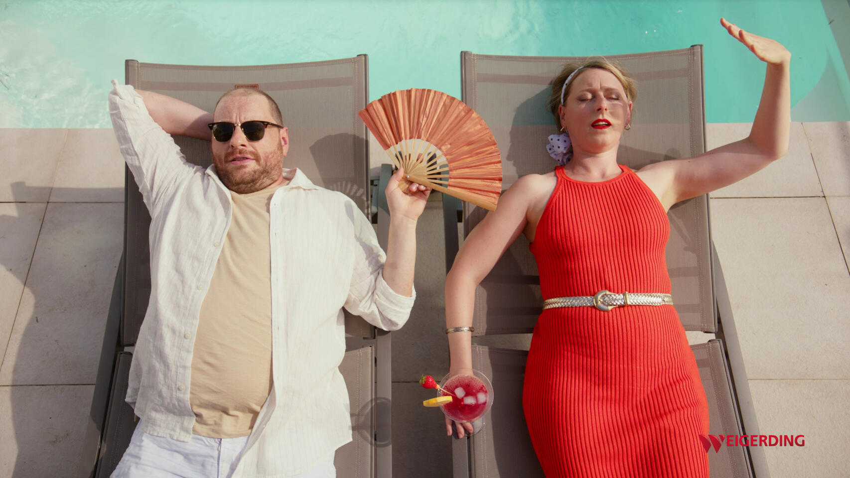 Étalonnage d'une série de plusieurs publicités télévisées pour Weigerfing , entreprise de fenêtres, portes, portails, huisseries