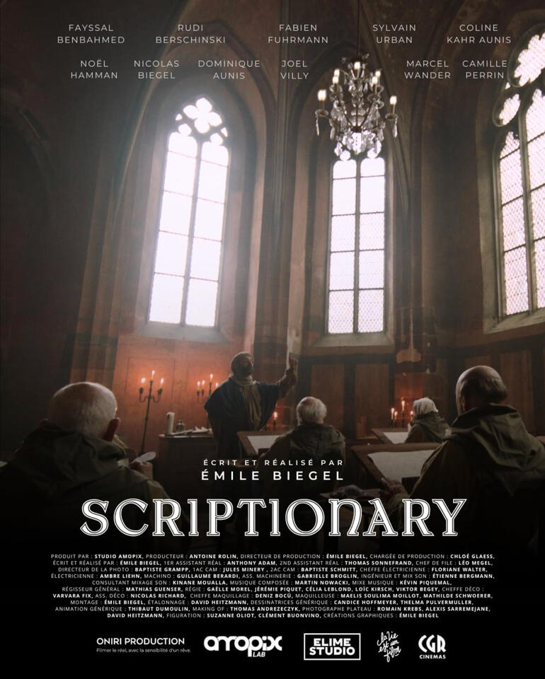 Etalonnage du Court métrage de Scriptionary d'Emile Biegel